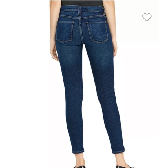 Hudson Nico Mid Rise Ankle Skinny Jeans in Obscurity - Picture 2 of 10